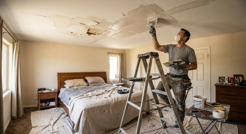 Ceiling Crack Repair in Wilmington, NC