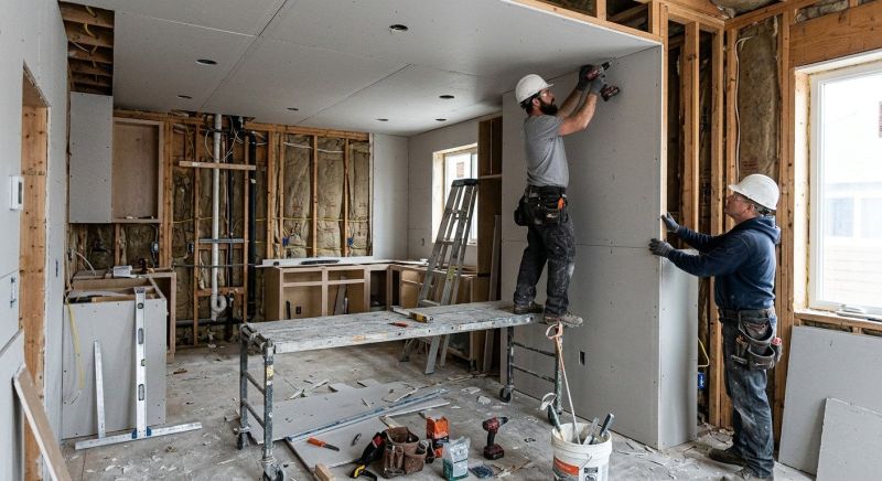 House Drywall Installation in Denver County, CO