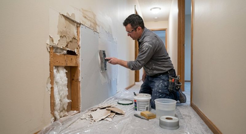 Kitchen Drywall Repair in Kansas City, KS